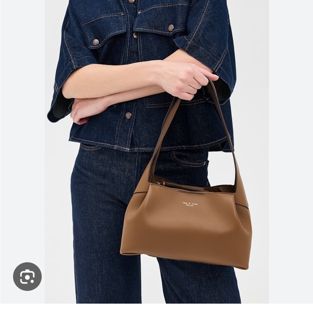 Rag & Bone Tan Leather Shoulder Bag